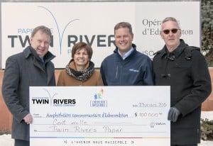 Twin Rivers Paper Company donates to Edmundston Community