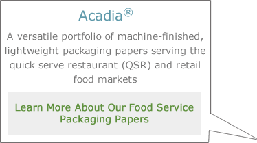 Learn more about our food packaging papers