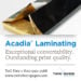 Acadia Laminating