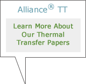 Learn more about our thermal transfer label papers